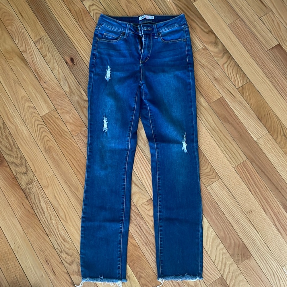 Just fab jeans. dark blue denim, size 24